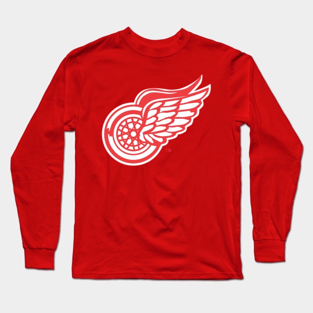 Detroit Wings-City Long Sleeve T-Shirt by karenblanco